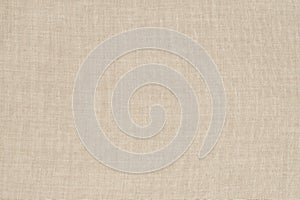 Brown linen fabric cloth texture for background, natural textile pattern