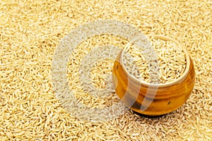 Brown long-grain rice