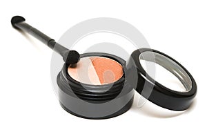 Brown make-up eyeshadows