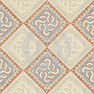 Brown marble-stone mosaic texture.