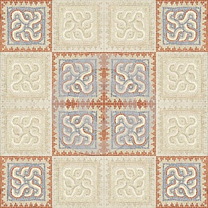 Brown marble-stone mosaic texture.