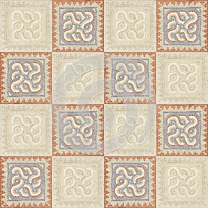 Brown marble-stone mosaic texture.