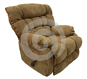 Brown Micro Fiber Rocker Recliner