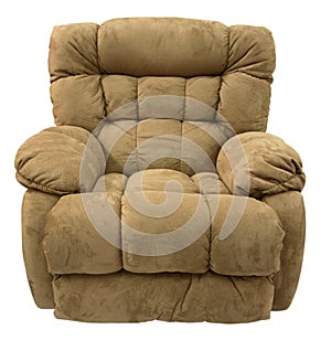 Brown Micro Fiber Rocker Recliner