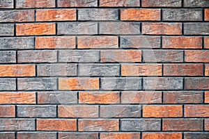 Brown mottled decorative brick wall for background