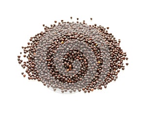 Brown mustard seeds, indian spice