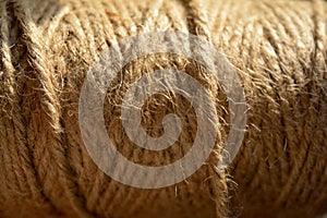 Brown natural twine background texture