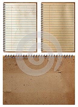 Brown Notebook paper background