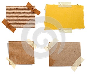 Brown old paper note background