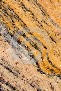 Brown, orange granite closeup