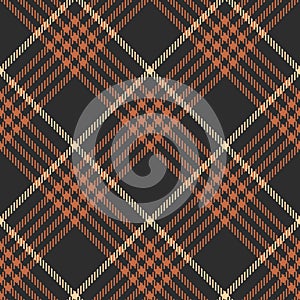 Brown and orange plaid pattern. Autumn.winter tartan textured check plaid for skirt womenswear or other modern textile print.