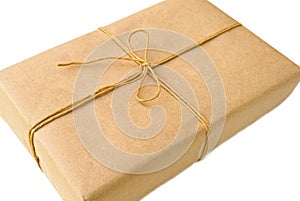 Brown Package/Parcel with Twine
