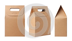 Brown packaging paper bag
