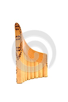 Brown pan flute