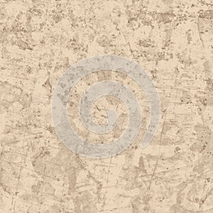 Brown paper background texture, old vintage distressed grunge and watercolor painted abstract design