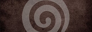 Brown paper background with vintage texture dark color background for banner website