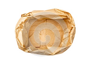 Brown Paper Bag Isolated