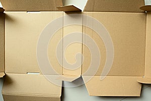 brown paper cardboard box textured background