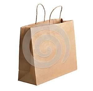 Brown paper carrier bag