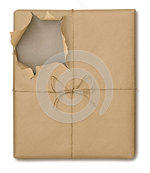 Brown Paper Package Opened