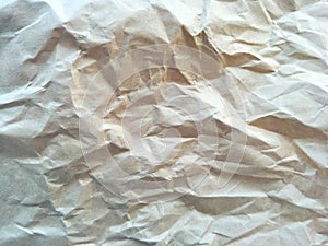 Brown paper wrinkles background