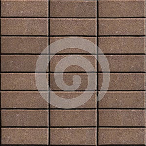 Brown Paving Slabs Laid out Rectangles