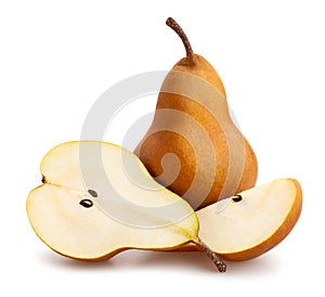 Brown pear