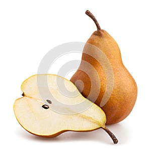 Brown pear