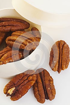 Brown Pecan Nuts in Box