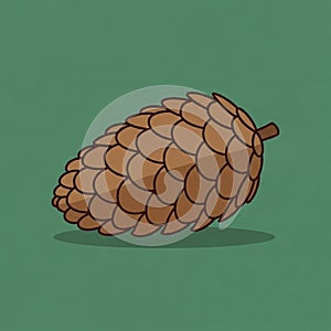 A subtle shadow on the background, indicating a light source from