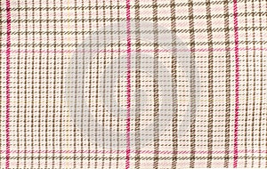 Brown and pink guncheck pattern.