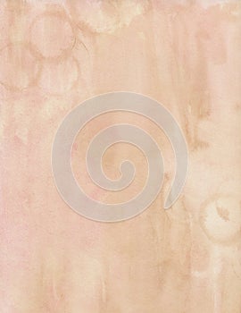 Brown and pink water color soft grungy background