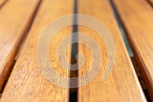 Brown plank wooden background texture, table surface