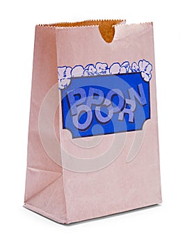 Brown Popcorn Bag