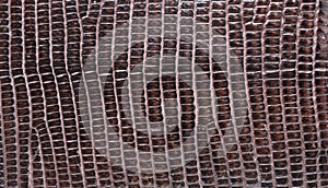 Brown reptile leather texture background.