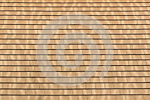 Brown Roof tiles background, Close-up