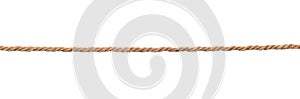 Brown rope isolated