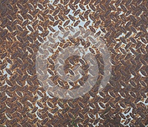 brown rusted steel texture background