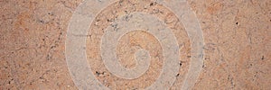 Brown sandstone wall texture. Panoramic photo of brown background