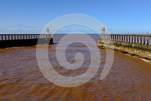 Brown Sea at Whitby.