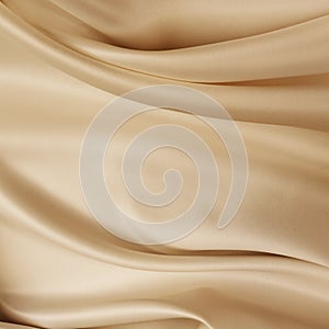 Brown silk fabric photo