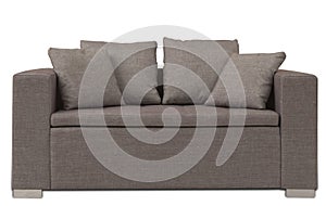 Brown sofa