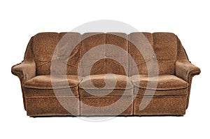 Brown sofa