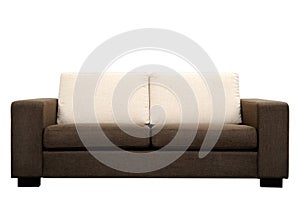 Brown sofa