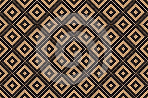 Brown square seamless pattern on dark background
