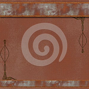 Brown steampunk background
