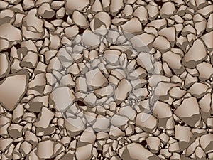 Brown stones granite gravel texture