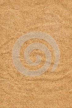 Brown Striped Recycle Kraft Paper Coarse Grain Crumpled Grunge Texture