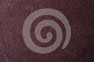 Brown suede texture background
