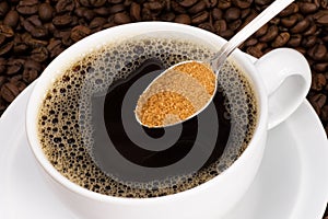 Brown sugar black coffee